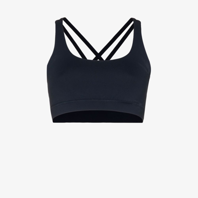 Lululemon Blue Energy Yoga Sports Bra