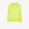 Ganni Software Isoli Zipped Hoodie In Green