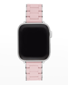 MICHELE SILICONE WRAPPED STAINLESS STEEL APPLE WATCH BRACELET