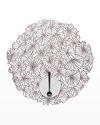 Chilewich Pressed Daisy 14" Placemat In Gunmetal