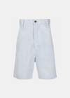 AMI ALEXANDRE MATTIUSSI AMI ALEXANDRE MATTIUSSI SKY BLUE ALEX FIT SHORTS