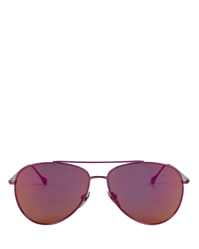 Isabel Marant Milo Gradient Aviator Sunglasses In Pink
