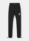 Amiri Tiger Logo-print Cotton-jersey Track Pants In Black