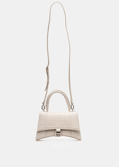 balenciaga beige hourglass bag