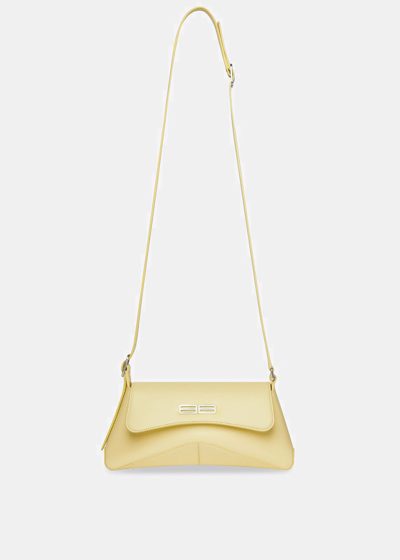 Balenciaga Small Xx Flap Bag In Pale Yellow
