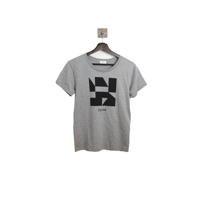 Celine Tangram T-shirt Grey In Xxl