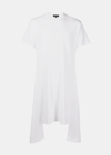 COMME DES GARÇONS HOMME DEUX COMME DES GARCONS HOMME PLUS WHITE PRINT LONG T-SHIRT