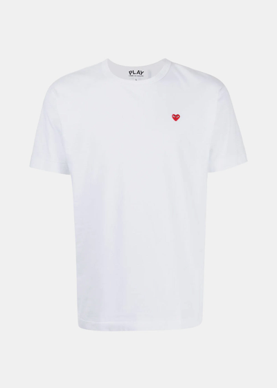 Comme Des Garçons Play White Small Heart T-shirt