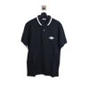 DIOR DIOR X JORDAN EMBROIDERED LOGO POLO DARK BLUE