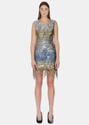 Faith Connexion Sequin Fringe Dress In Multicolor