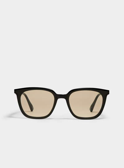 Gentle Monster Lilit 01 Brown Lens Glasses In Black/brown