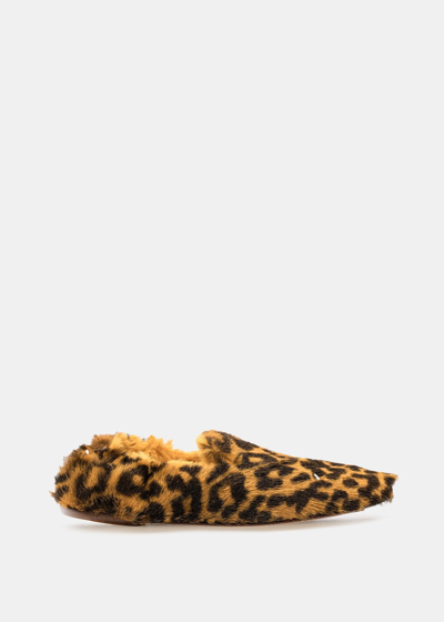 Maison Margiela Leopard Camden Loafers