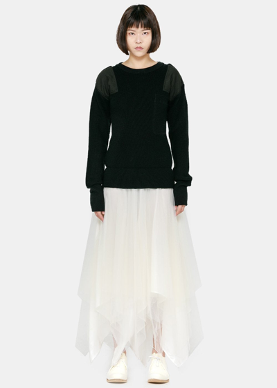 Marc Le Bihan Black & White Danseuse Sweater Dress