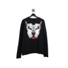 Marcelo Burlon County Of Milan Marcelo Burlon Devil Dog Printed Sweater Black In Xxl