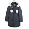 Moose Knuckles Stirling Down Parka With Genuine Shearling Trim In Xxl