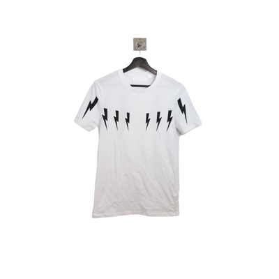 Neil Barrett Multiple Lightning T-shirt White In Xxl