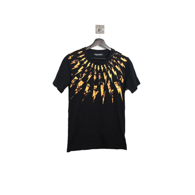 Neil Barrett Orange Lightning T-shirt Black In Xxl