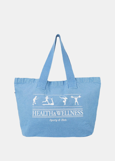 Sporty And Rich Sporty & Rich Blue Health & Wellness Tote
