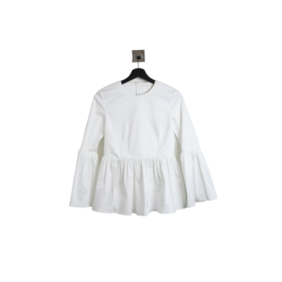 The Row Dora Top White In Xxl