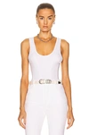 THE RANGE SUEDED JERSEY SEAMED TANK