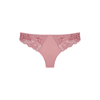 Simone Perele Saga Mesh And Stretch-lace Thong In Light Pink