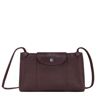 Longchamp Crossbody Bag Le Pliage Cuir In Burgundy