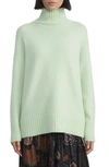 Lafayette 148 Kindcashmere Turtleneck Sweater In Mint