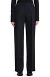 Lafayette 148 Metropolitan Pant In Italian Double Face Wool In Black