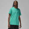 Jordan Air Men's T-shirt In New Emerald,sail,sail