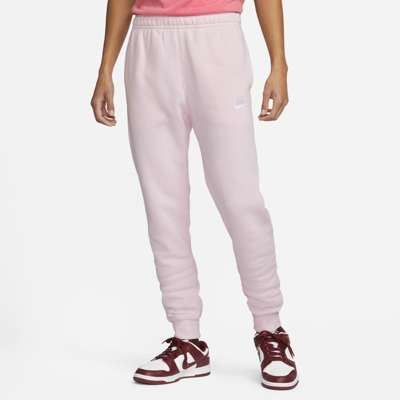 Nike Sportswear Club Fleece Joggers In Pink