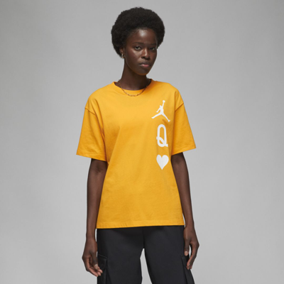 Jordan Women's  Flight T-shirt In Yellow