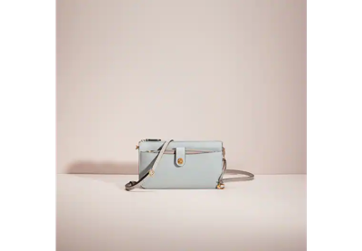 Coach Restored Noa Pop Up Messenger In Colorblock In Brass/dove Grey Multi