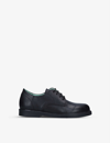 Papouelli Sam Round-toe Leather Shoes 6-8 Years In Black