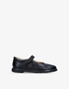 Papouelli Louisa Brogue Leather School Shoes 6-7 Years In Black