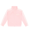 Golden Goose Kids' Girl's Zipped Star-printed Track Jacket In Pink & Purple