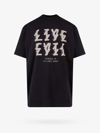 44 Label Group Slogan-print Cotton T-shirt In Black