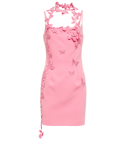 strapless open back dress Blumarine Pink Iridescent Dress – Sous Les Fleurs main image 1