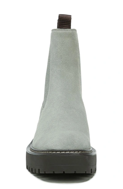 Sam Edelman Laguna Waterproof Lug Sole Chelsea Boot In Mineral Green