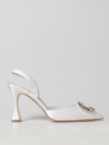 Manolo Blahnik Court Shoes Women  In White