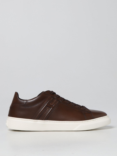 Hogan H365 Allacc. H Canaletto Sneaker In Brown