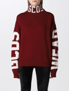 Gcds Jumper  Men In Burgundy