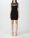 Dsquared2 Crystal-embellished Sleeveless-dress In Black