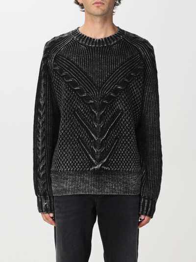 Neil Barrett Vintage Cable Knit Sweater In Black | ModeSens