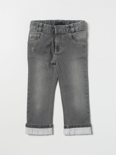 Givenchy Babies' Boys Grey Denim Jeans