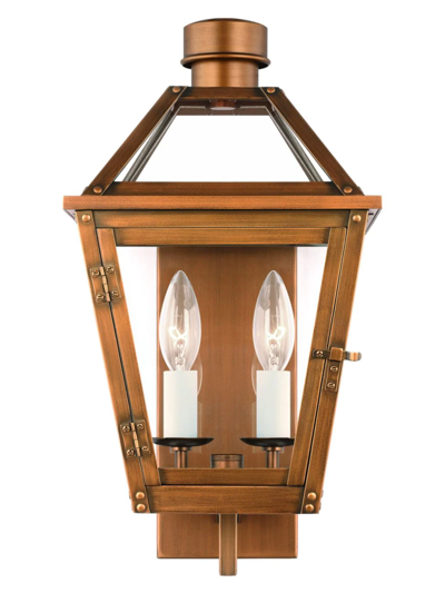 Chapman & Myers Hyannis Wall Lantern In Natural Copper