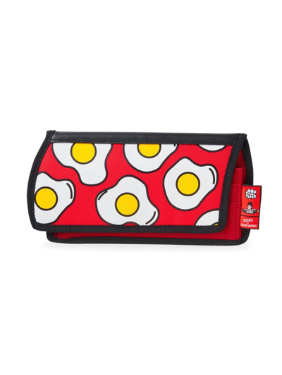Jump From Paper Pop Art Egg Clutch In Red