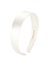 Jennifer Behr Lydia Satin Headband In Cream