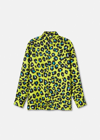 Versace Daisy Leopard Shirt, Male, Multicolor, 56