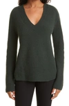 Vince V-neck Wool & Cashmere Sweater In Mineral Stone