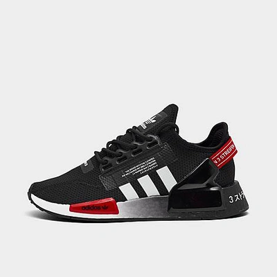 Adidas Originals Adidas Big Kids Originals Nmd R1 V2 Casual Shoes In Core Black red white ModeSens
